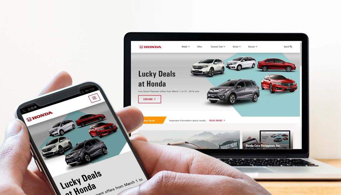 Honda Cars Philippines Inc Launches Its All New Website