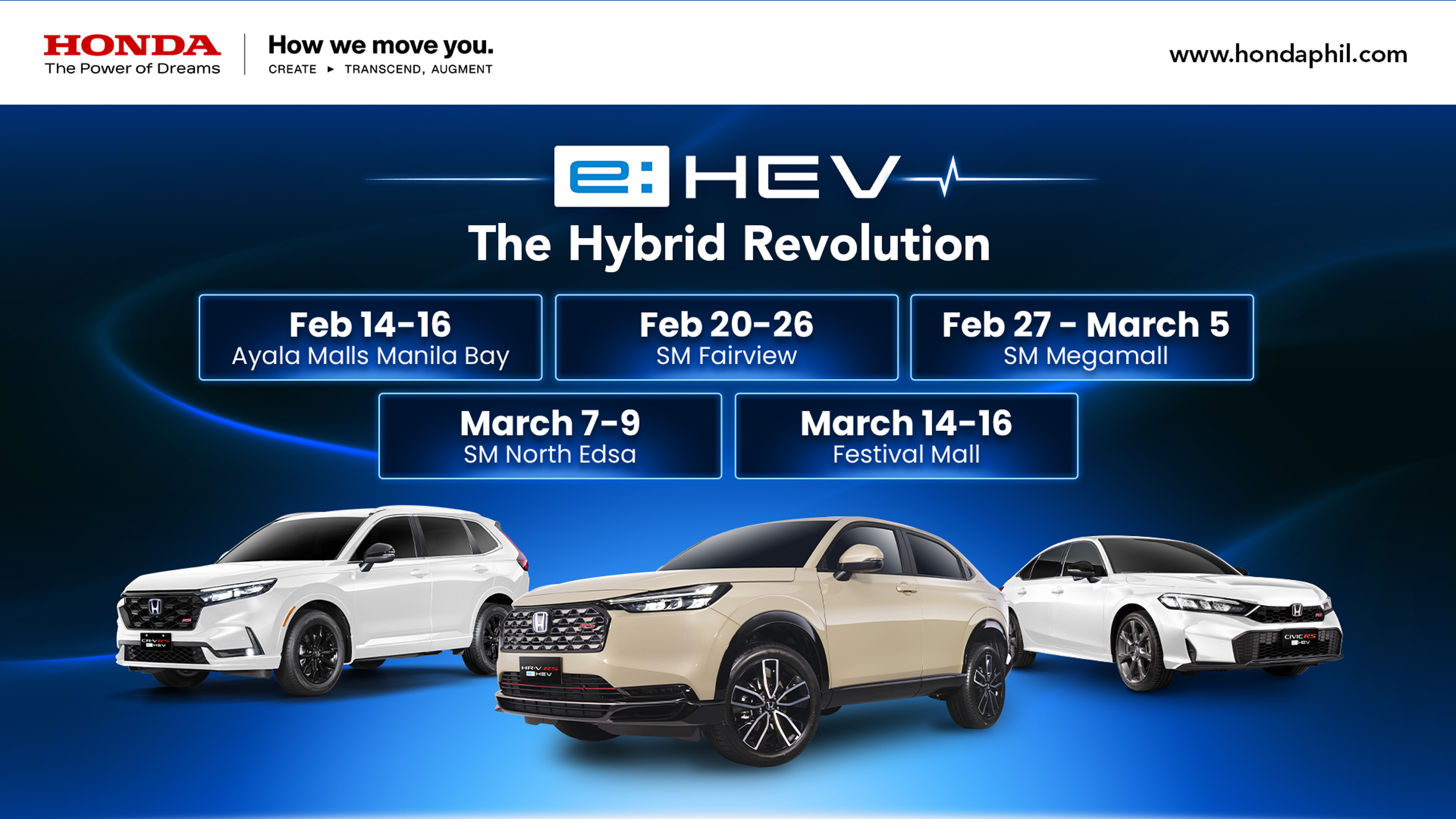 See the New HR-V RS e:HEV at a Mall Near You This February and March 2025