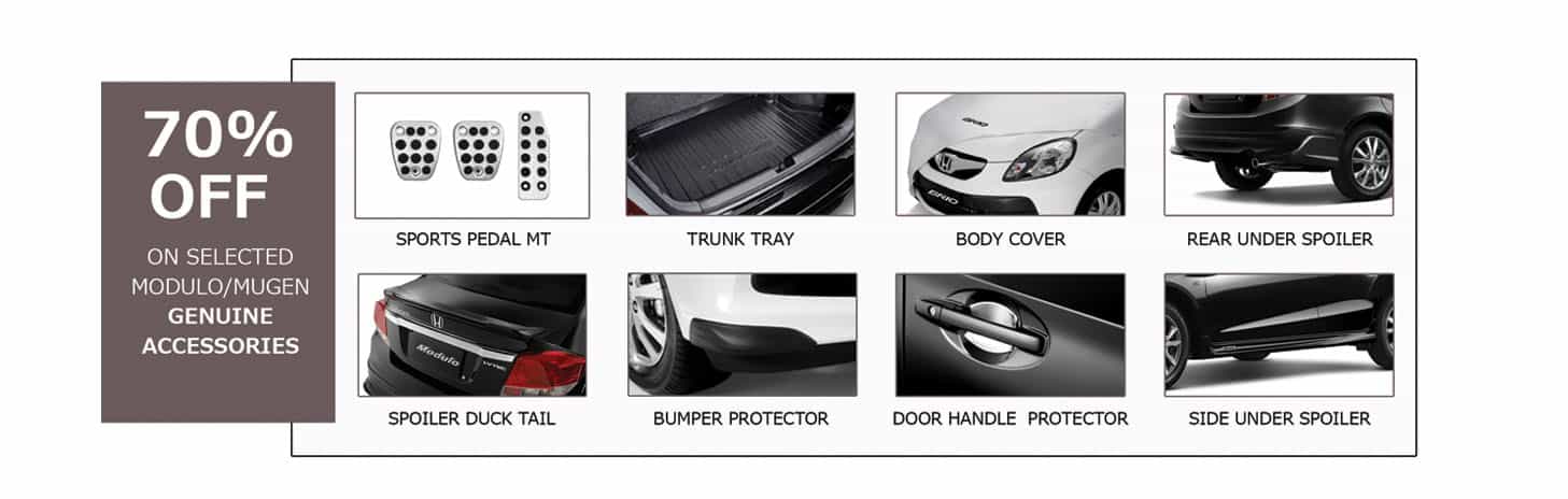 70% Off on Selected Mugen & Modulo Accessories 70% Off on Selected Mugen & Modulo Accessories