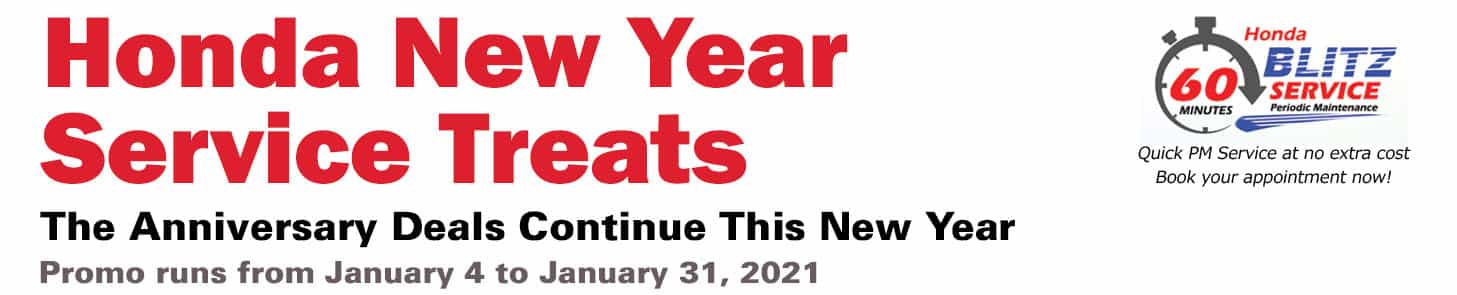 New Year Service Treats New Year Service Treats
