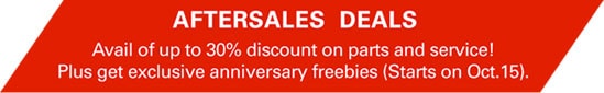 30th Anniversary After-Sales Deals and Promo