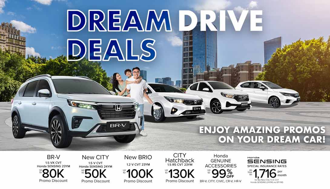 Take Home Your Dream Car with Honda’s Dream Drive Deals This March 2024