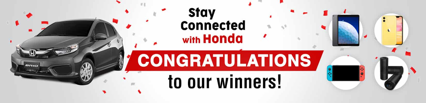Stay Connected With Honda Raffle Winners