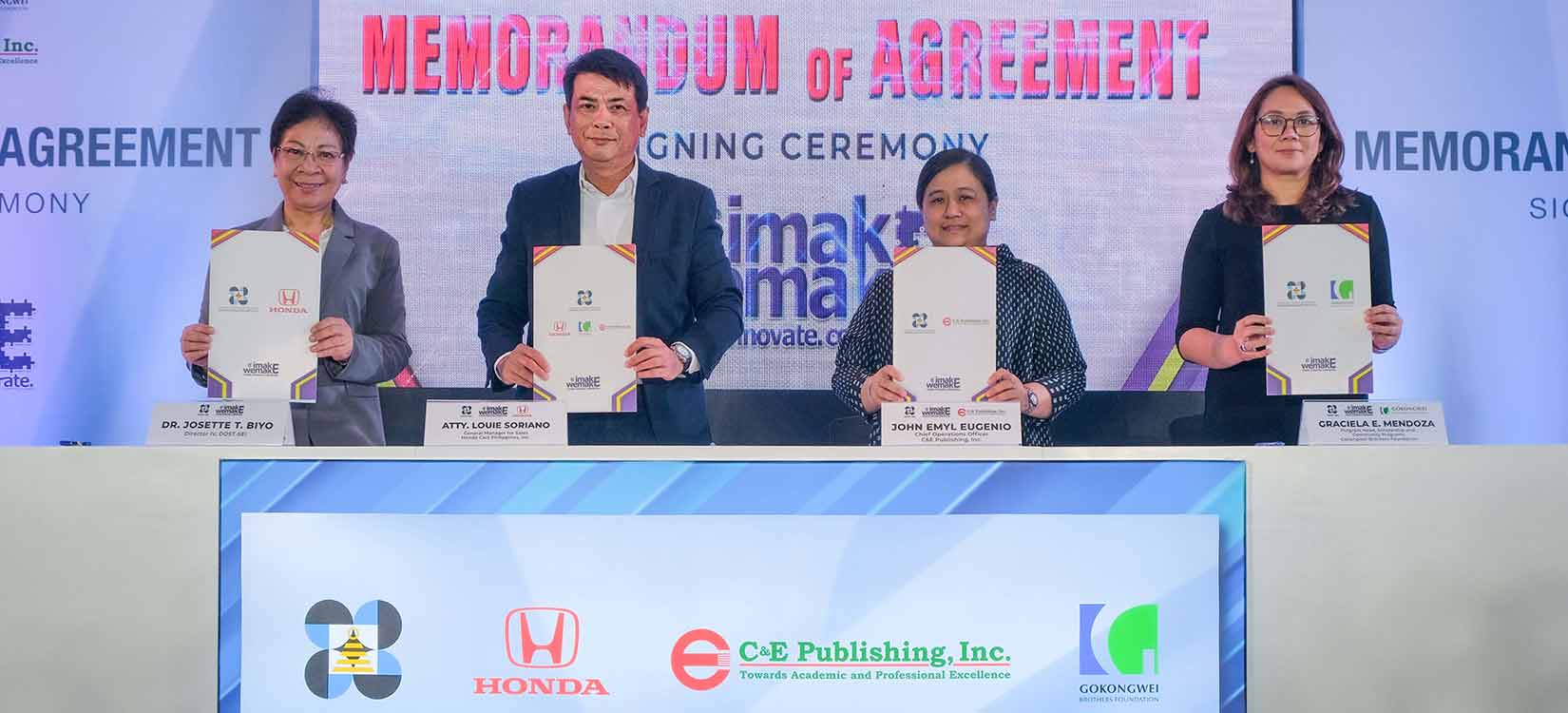 Honda partners with DOST in enabling Young Filipino innovators