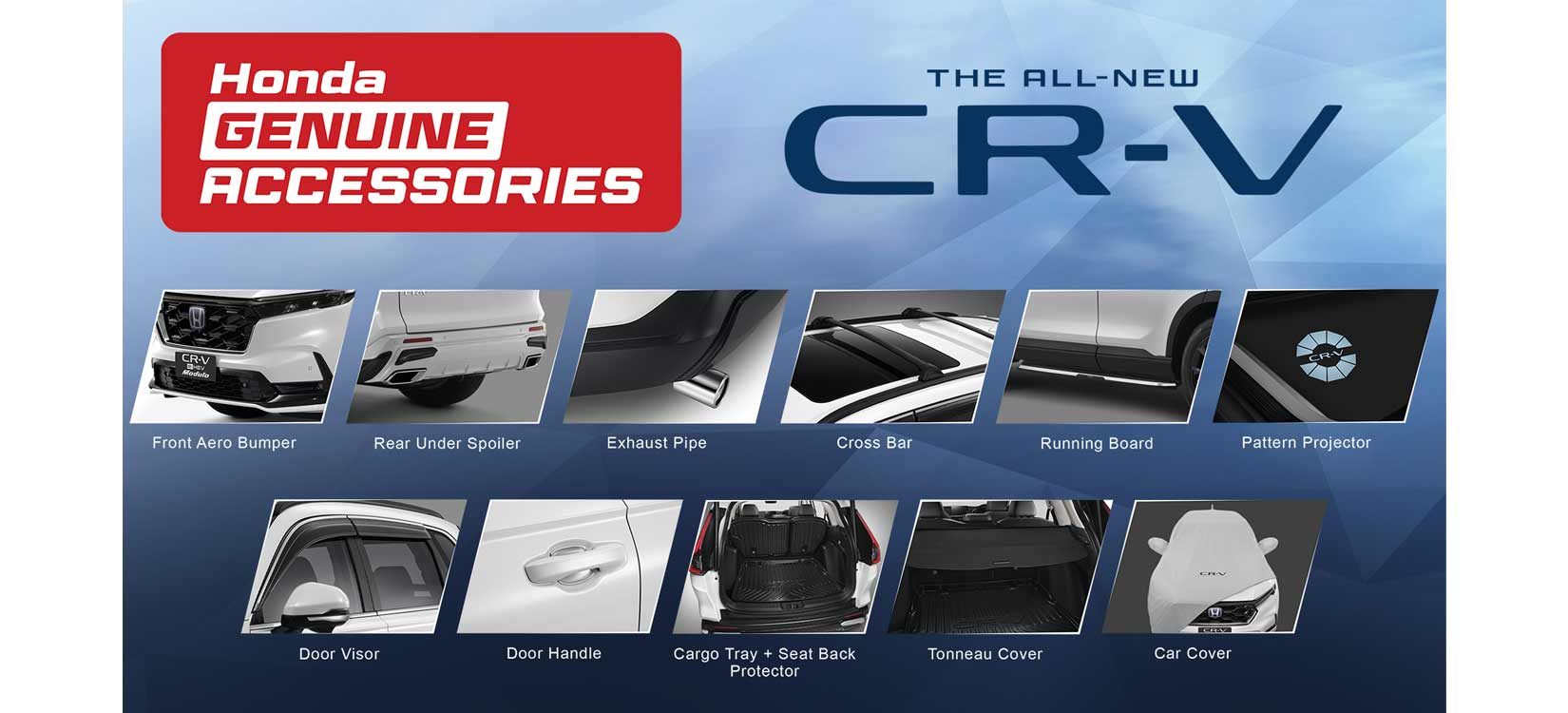 Personalize your All-New Honda CR-V with Honda Genuine Accessories