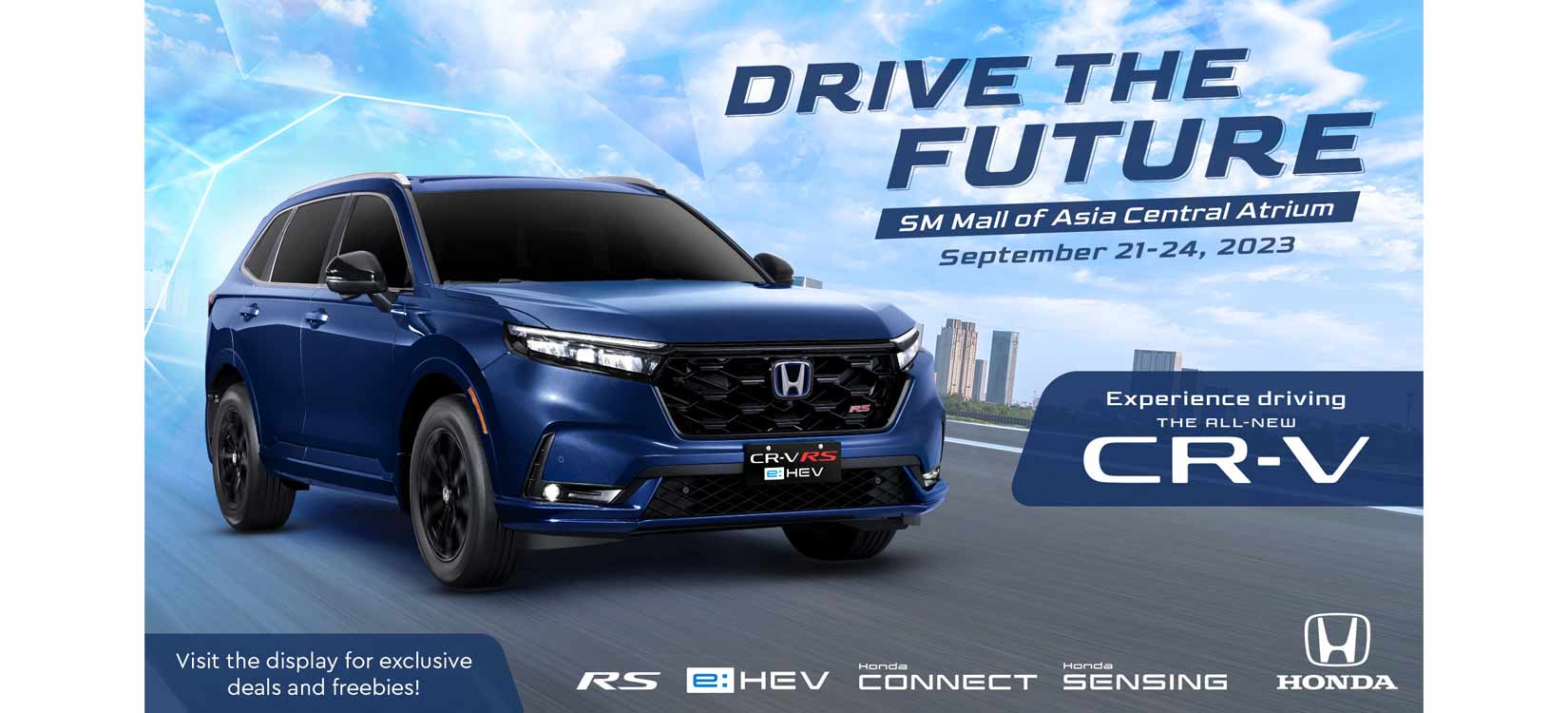 Drive the Future: Experience the All-New Honda CR-V  at SM Mall of Asia on September 21-24, 2023
