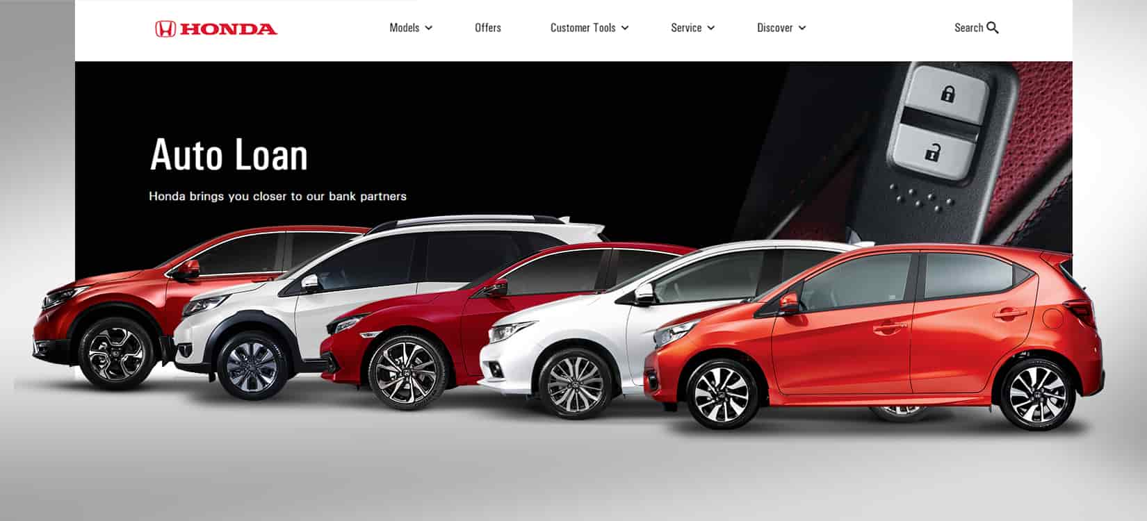 Honda Launches Auto Loan Link Page with Bank Partners