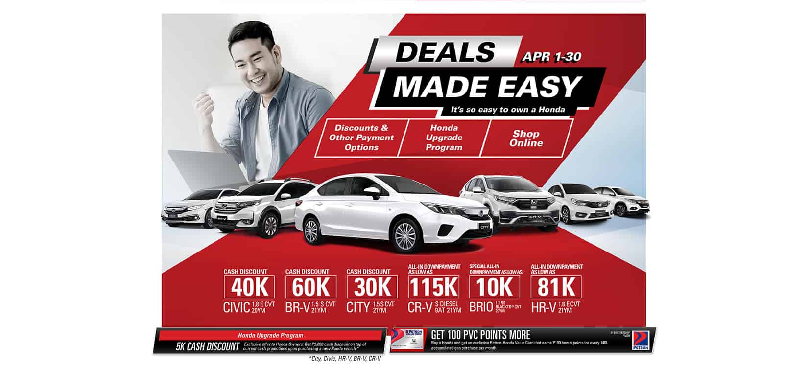 Honda launches Deals Made Easy campaign this April