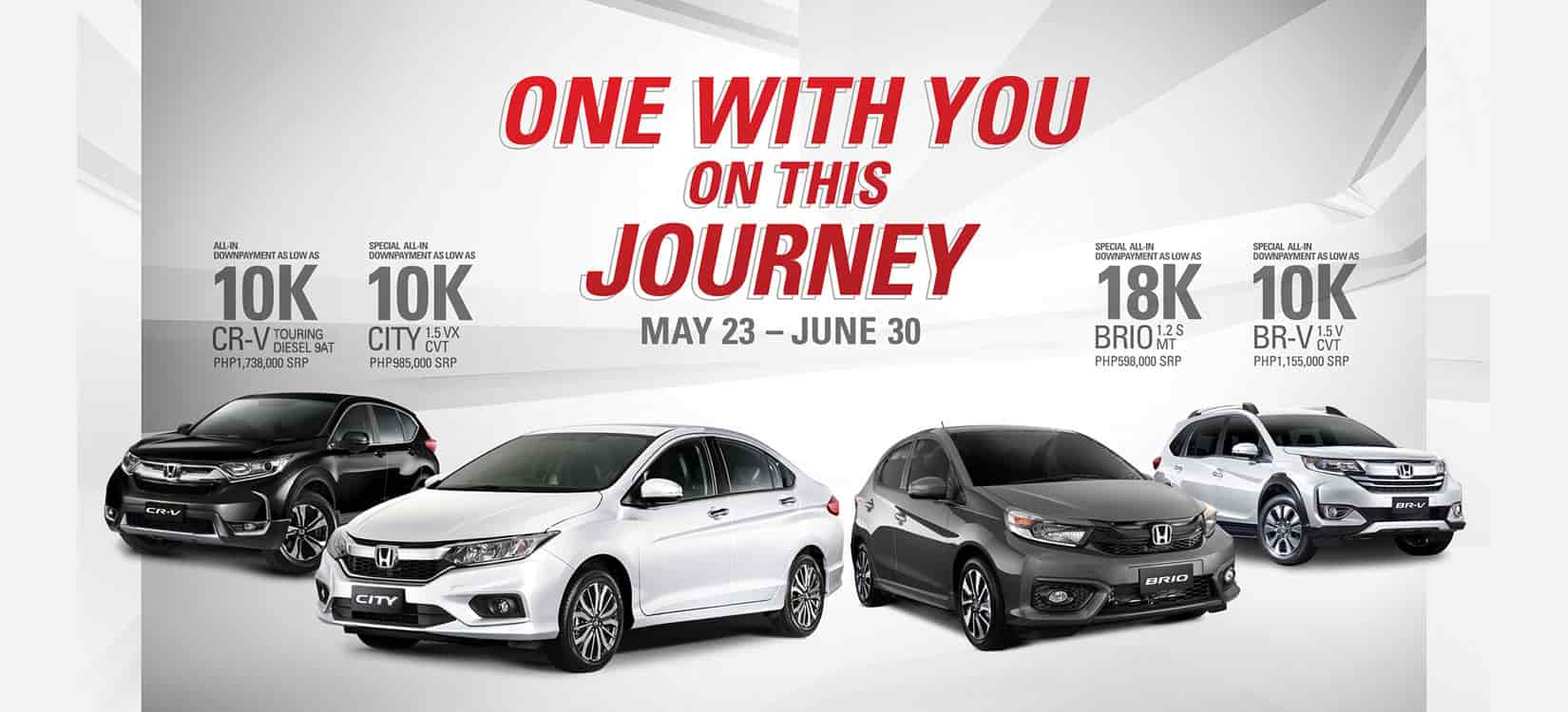 Honda Announces its Promos for May 2020