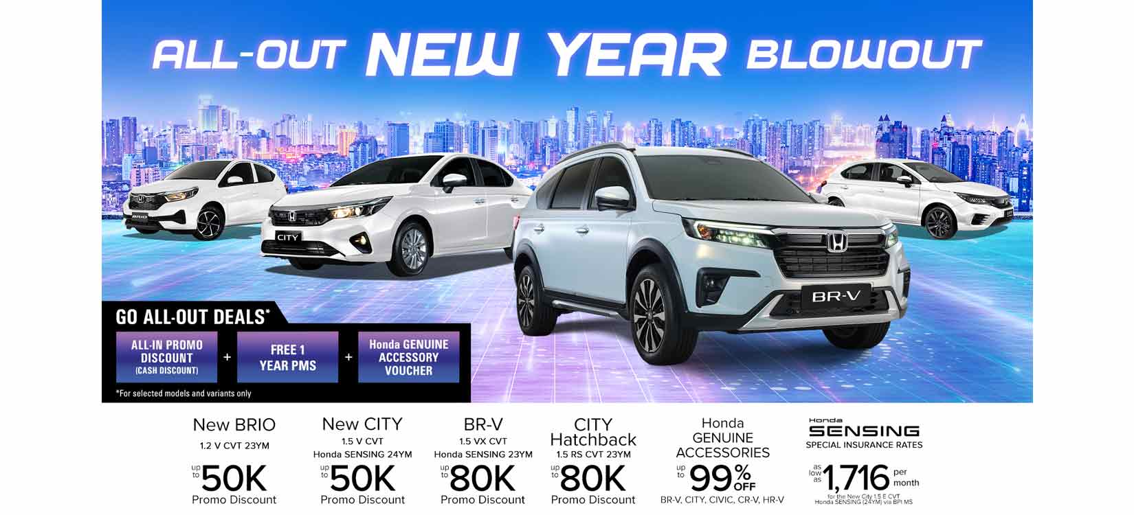 Buckle up for savings! Honda Cars PH amps up All-out Blowout promo in February 2024