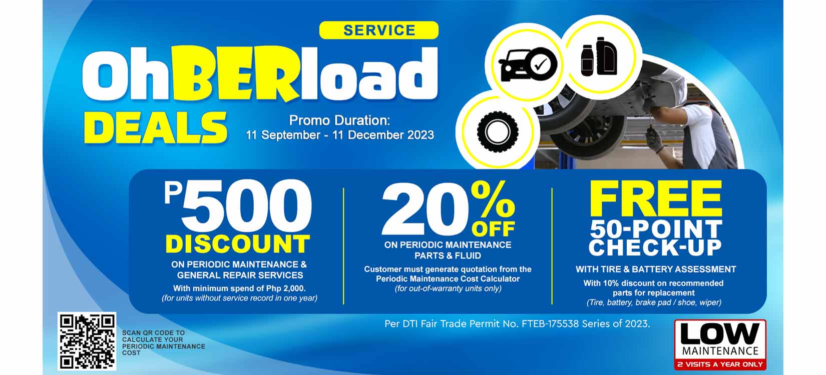 Welcome the Holiday Season with “Oh-BER-load” After-Sales Deals  Exclusive to all Honda vehicle Owners