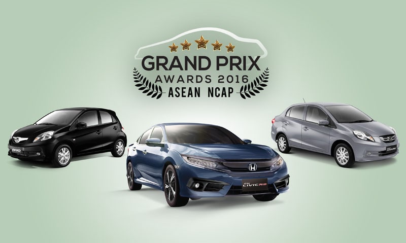 Honda prevails at the ASEAN NCAP Grand Prix Awards 2016