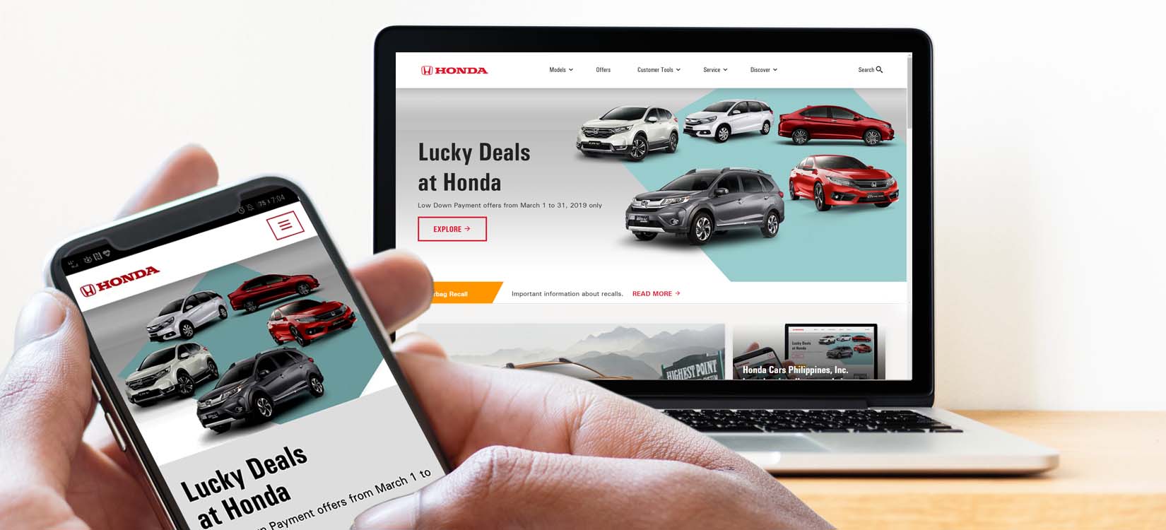Honda Cars Philippines, Inc. launches its all new website